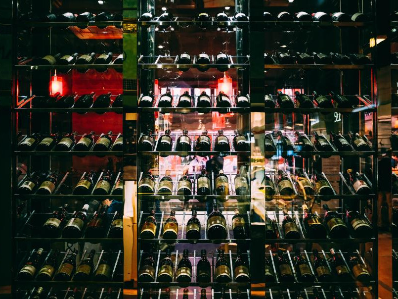 Vitrine de vins